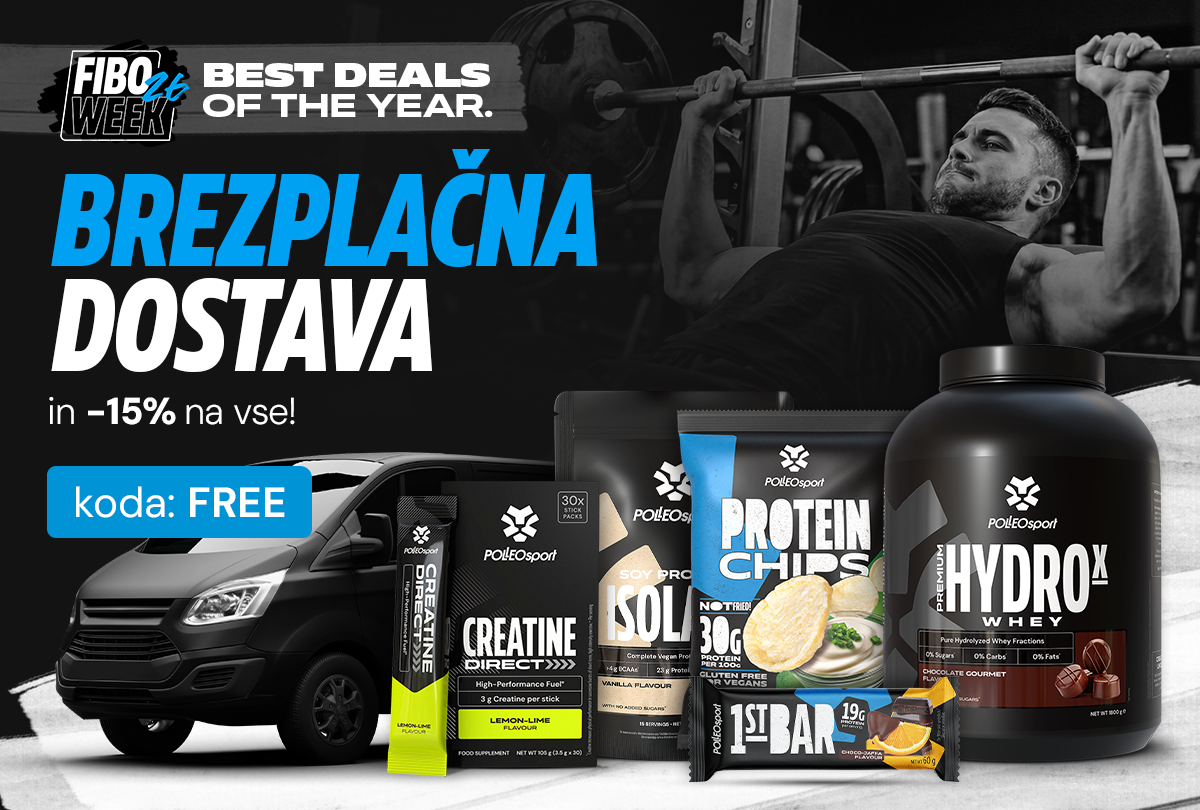 Samo danes: brezplačna dostava na vse!