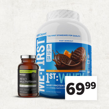 1st Whey, 2270g + All in 1 Multivitamin, 90 Tabletten