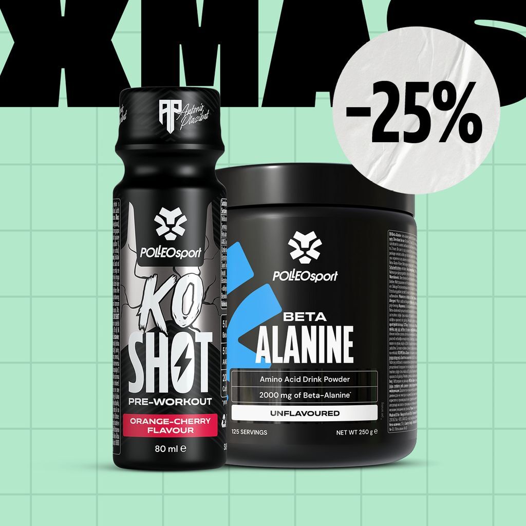 Polleo Sport Pre-Workout und Aminosäuren in Pulverform