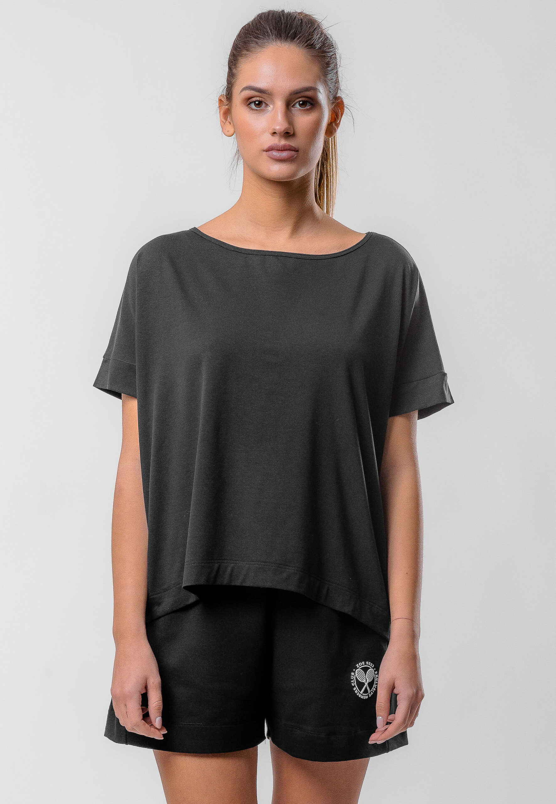 FEEL T-SHIRT, BLACK