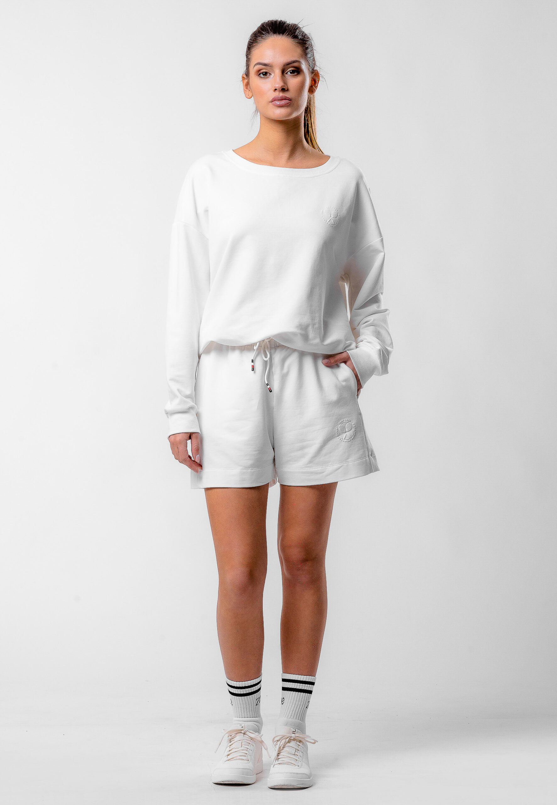 TEAM SHORTS, WHITE